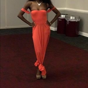 Fashion Nova High slit Maxi Dress